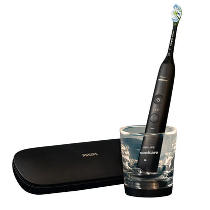 Philips Sonicare DiamondClean Smart Rechargeable Toothbrushes Black/White, 2-Pack - Open Box