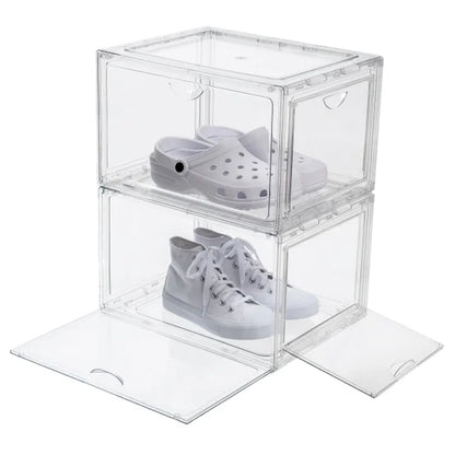 Stackable Shoebox & Organizer 2 Pack