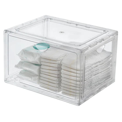 Stackable Shoebox & Organizer 2 Pack