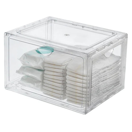 Stackable Shoebox & Organizer 2 Pack