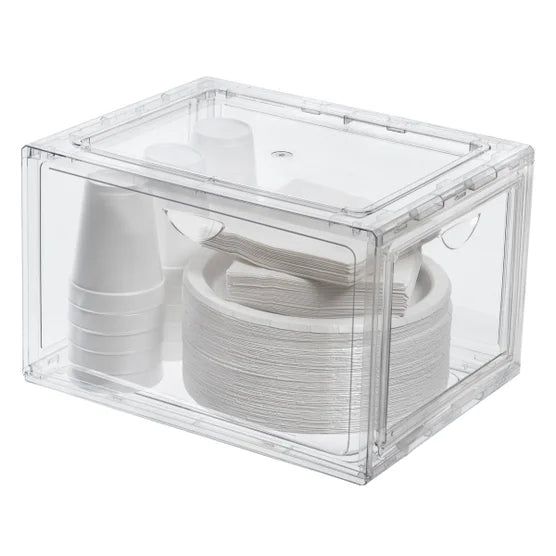Stackable Shoebox & Organizer 2 Pack