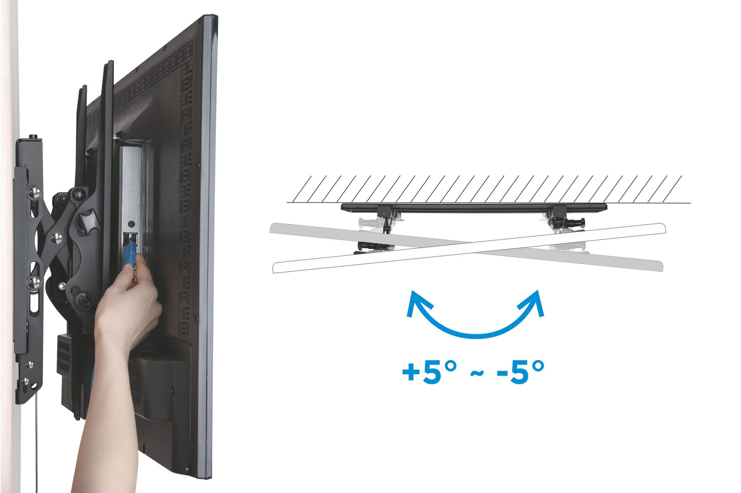 Starburst Advanced Extension Tilt TV Wall Mount for 43–90-Inch TVs