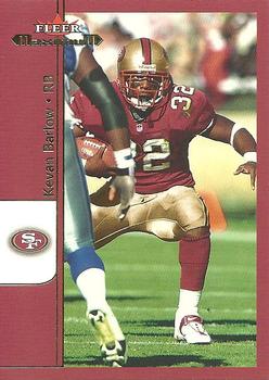 2002 Fleece Skybox Kevan Barlow #69 San Francisco 49ers