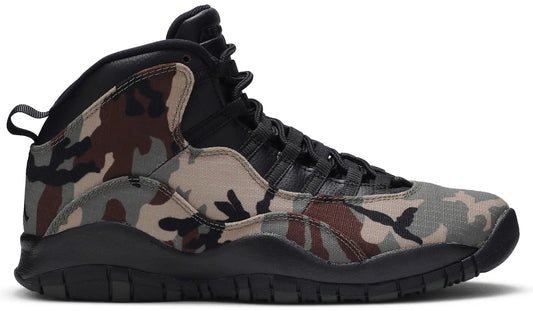 Air Jordan 10 Retro 'Woodland Camo' Size 8.5M / 10W