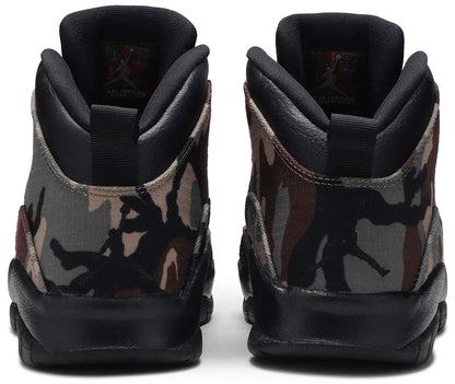 Air Jordan 10 Retro 'Woodland Camo' Size 8.5M / 10W