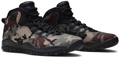 Air Jordan 10 Retro 'Woodland Camo' Size 8.5M / 10W