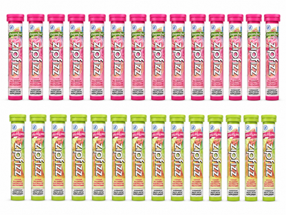 ZipFizz Prickly Pear & Dragon Fruit Combo Pack B12 Energy 29 Ct