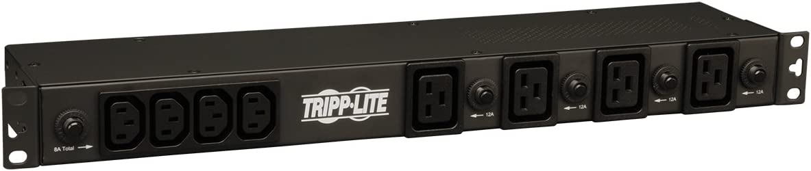 Tripp Lite Basic PDU, 30A, 20 Outlets (16 C13 & 4 C19), 200/208/240V, L6-30P Input, 15' Cord, 1U Rack-Mount Power, 5 Year Warranty (PDU1230)