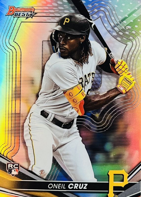 2022 Bowman's Best Refractor Oneil Cruz Rookie #36 Pittsburgh Pirates
