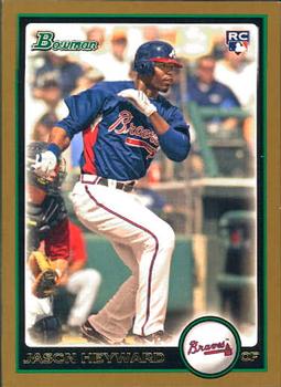 2010 Bowman Gold Jason Heyward RC #200 Atlanta Braves