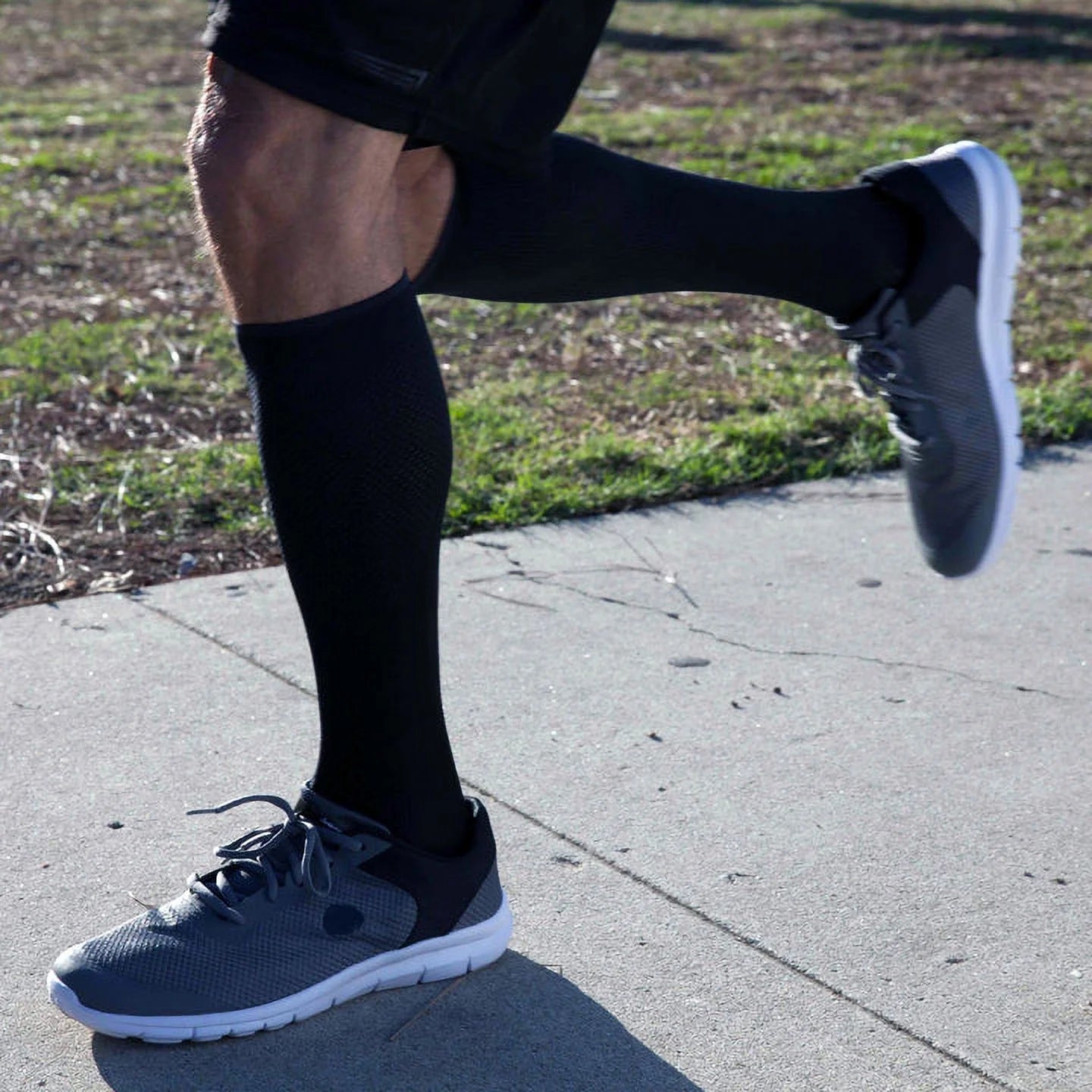 Copper Fit Energy Compression Socks with Easy-On/Easy-Off Technology, Size S/M