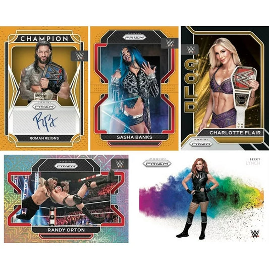 2022 Panini Prizm WWE Wrestling Trading Cards Hanger Pack
