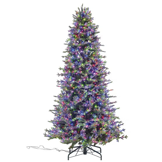 9-Foot Pre-Lit Radiant Micro LED Twinkle Artificial Christmas Tree