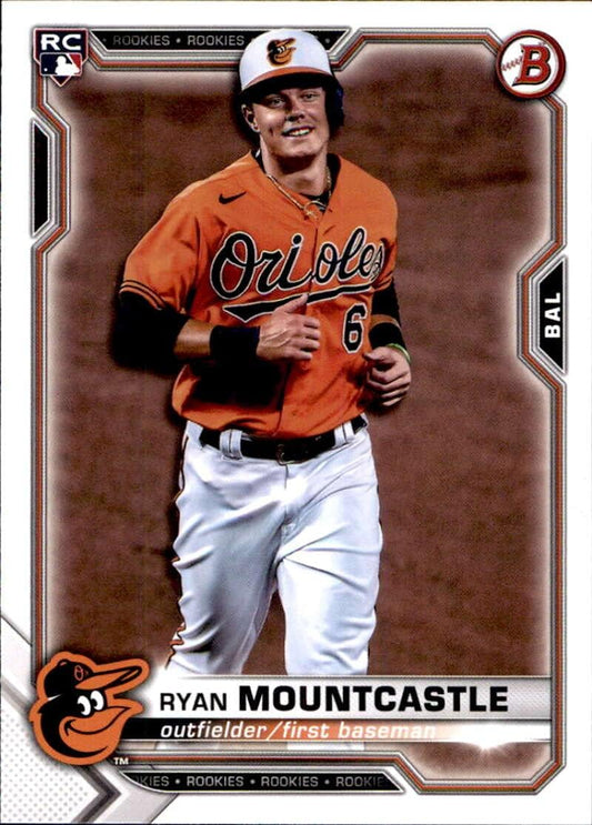 2021 Bowman Ryan Mountcastle Rookie #41 Baltimore Orioles