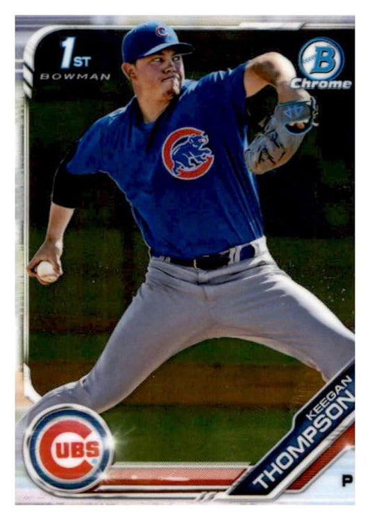 2019 Bowman Chrome Prospects Keegan Thompson #BCP-90 Chicago Cubs