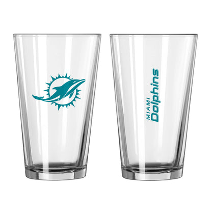 NFL Teams 16 oz Pint Glass - Assorted Team & Style Choose your