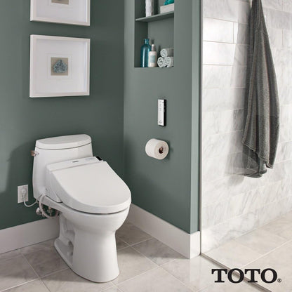 TOTO WASHLET T1SW2024 Electronic Bidet Seat with Remote, Elongated, White - Open Box