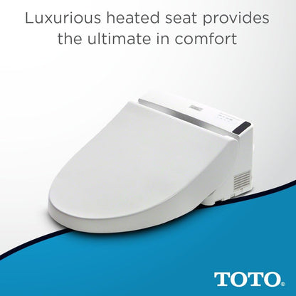 TOTO WASHLET T1SW2024 Electronic Bidet Seat with Remote, Elongated, White - Open Box