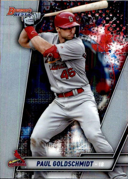 2019 Bowman’s Best Paul Goldschmidt St. Louis Cardinals MVP #19