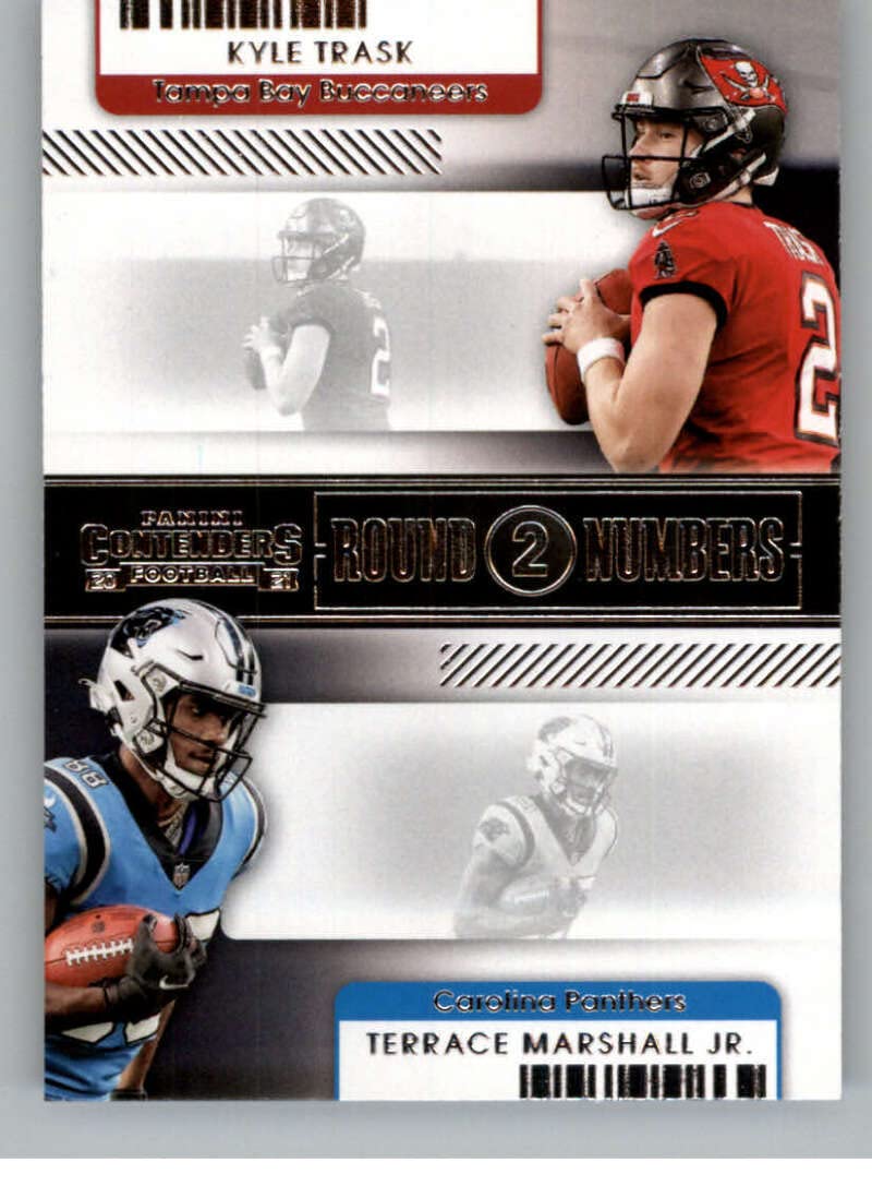 2021 Panini Contenders Round 2 Terrace Marshall Jr. / Kyle Trask #RN-KTR