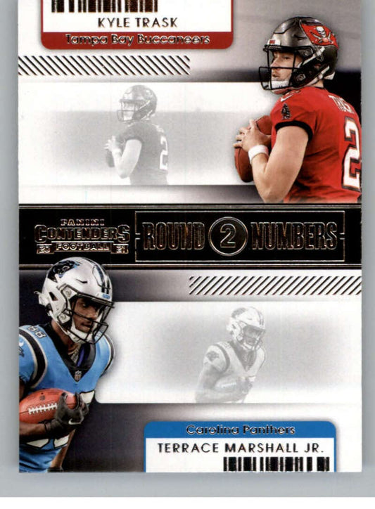 2021 Panini Contenders Round 2 Terrace Marshall Jr. / Kyle Trask #RN-KTR