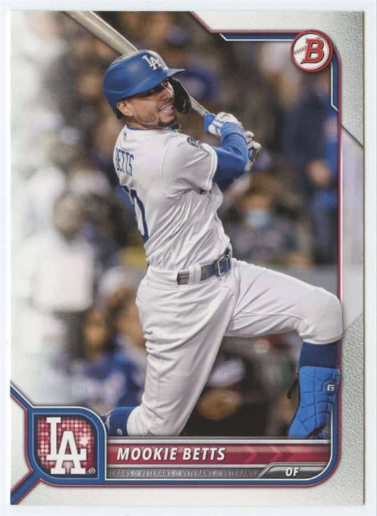 2022 Bowman Mookie Betts #BP-72 Los Angeles Dodgers