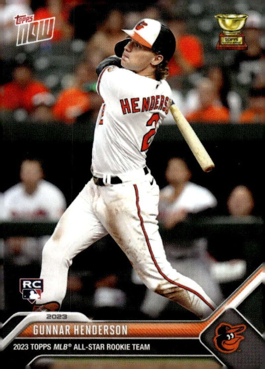 2023 Topps Now All-Star Rookies Gunnar Henderson RC #RC1 Baltimore Orioles