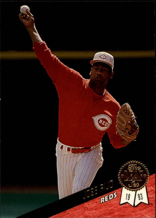 1993 Leaf Jose Rijo #411 Cincinnati Reds