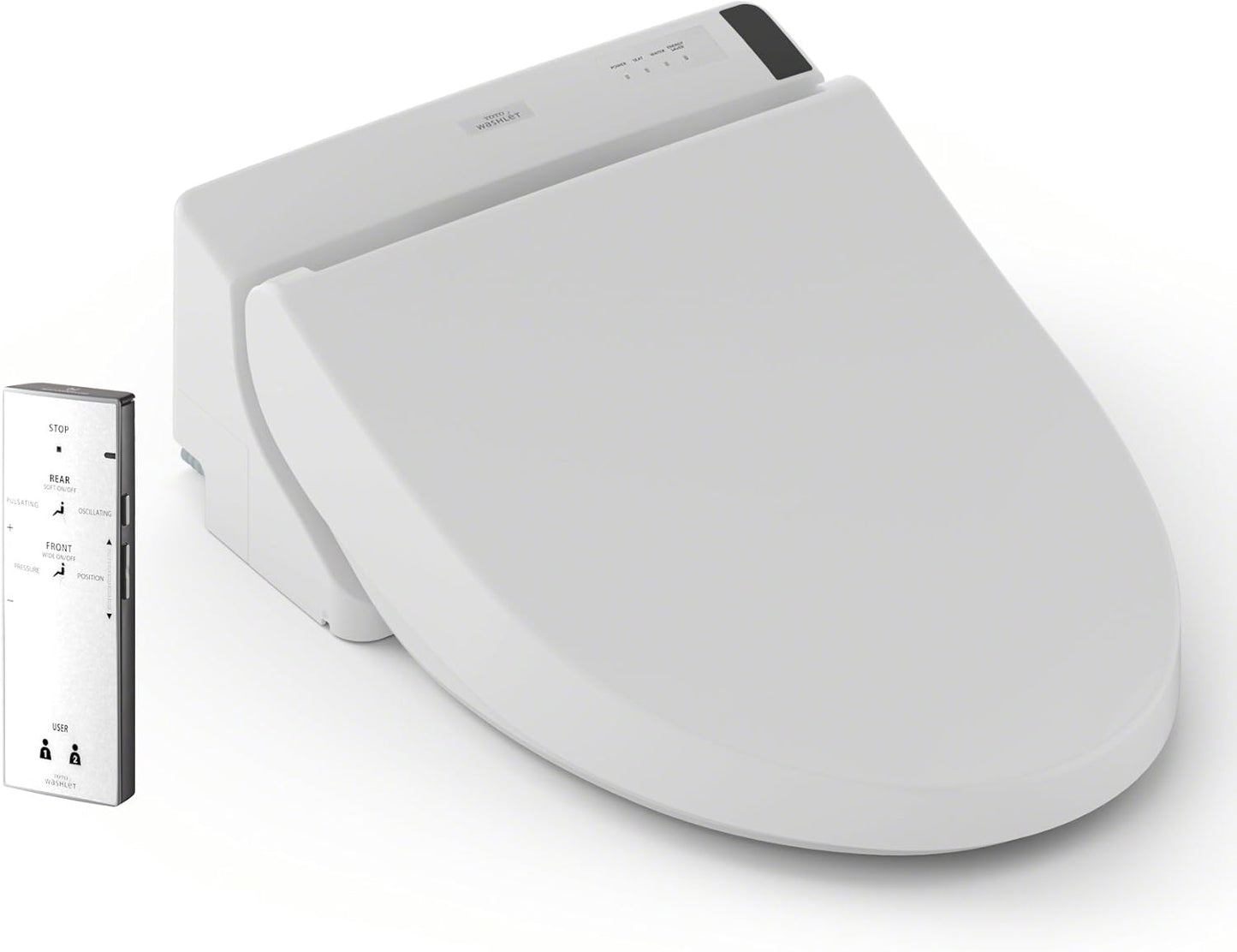 TOTO WASHLET T1SW2024 Electronic Bidet Seat with Remote, Elongated, White - Open Box