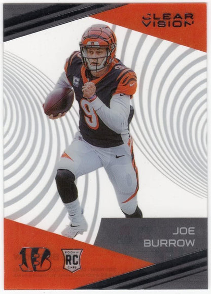 2020 Panini Chronicles - Clear Vision Rookies #CV-1 Joe Burrow (RC) Bengals