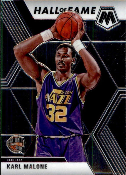 2019-20 Panini Mosaic Hall of Fame Karl Malone #284 Utah Jazz