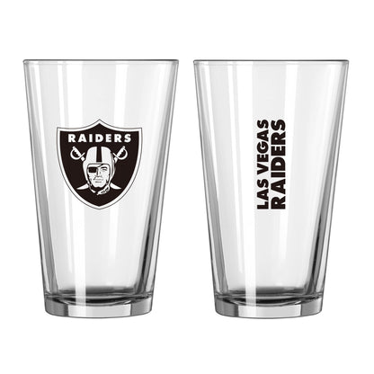 NFL Teams 16 oz Pint Glass - Assorted Team & Style Choose your