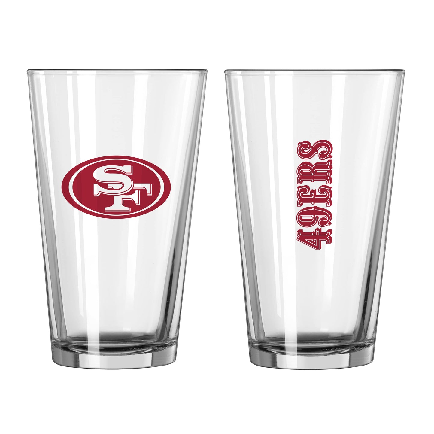NFL Teams 16 oz Pint Glass - Assorted Team & Style Choose your