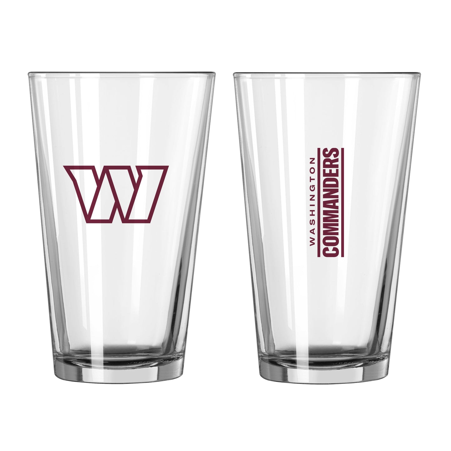 NFL Teams 16 oz Pint Glass - Assorted Team & Style Choose your