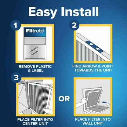 Filtrete 20x25x1 HVAC Furnace Air Filter, MPR 700 MERV 8, Dust, Pollen, and Pet Dander Reduction, 6 Pack