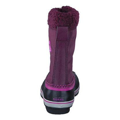 Sorel Children's Yoot Pac Nylon Purple Dahlia Size 8C