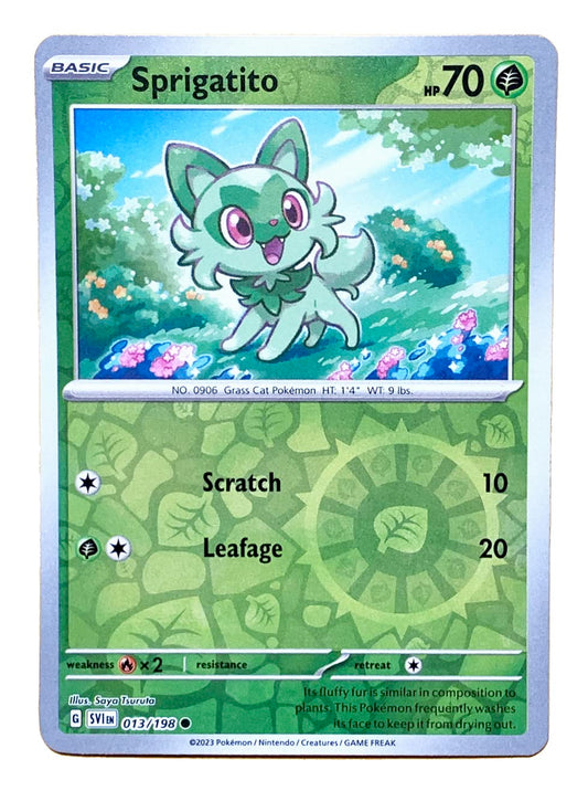 Scarlet and Violet Scarlet & Violet Reverse Holo 013 Sprigatito