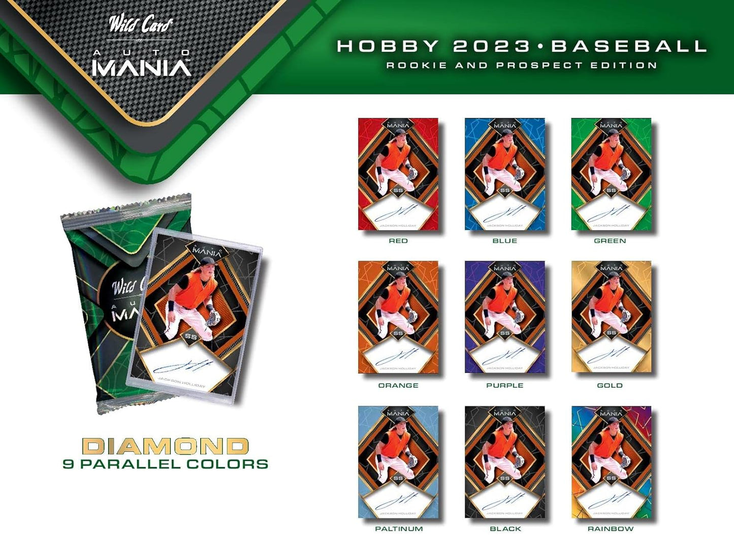2023 WILD CARD AUTO MANIA BASEBALL FACTORY SEALED BOX 8 AUTOS ROOKIE & PROSPECTS