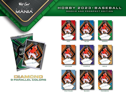 2023 WILD CARD AUTO MANIA BASEBALL FACTORY SEALED BOX 8 AUTOS ROOKIE & PROSPECTS