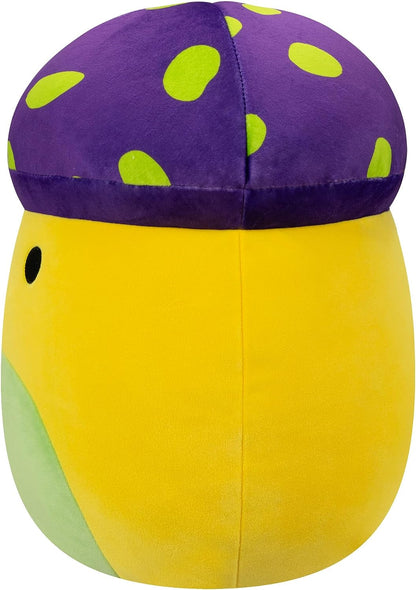 Squishmallows Enid the Neon Yellow and Purple Mushroom 12" Stuffed Plush