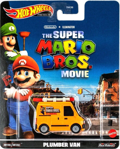 Hot Wheels Retro Entertainment Case P Back To The Future, The Mario Bros. Movie, Rugrats, You Only Live Twice