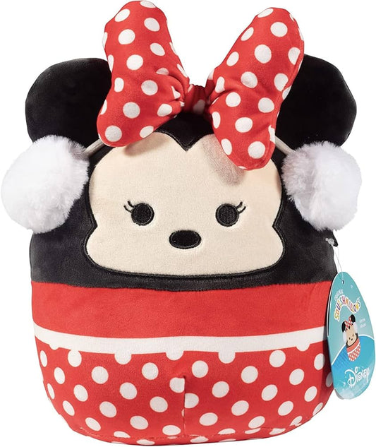 (Copy) Squishmallows Minnie Mouse Wearing A Santa Hat 10" 2023 Disney Christmas Collection Stuffed Plush
