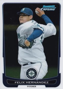 2012 Bowman Chrome Felix Hernandez #55 Seattle Mariners