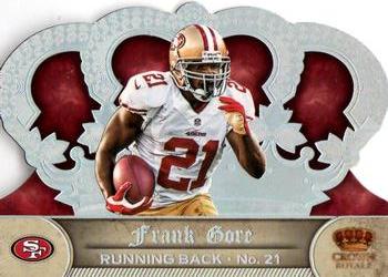 2012 Panini Crown Royale Frank Gore #121 San Francisco 49ers