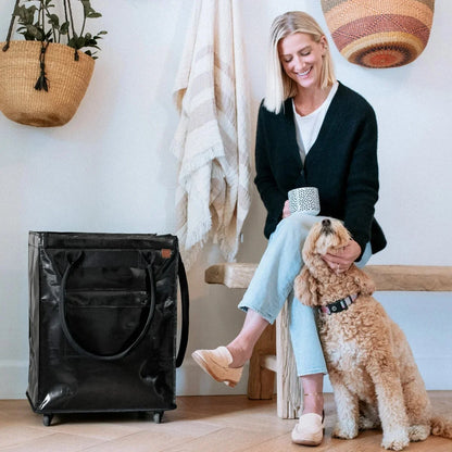 CleverMade Foldable Tote Bag on Wheels - Choose Your