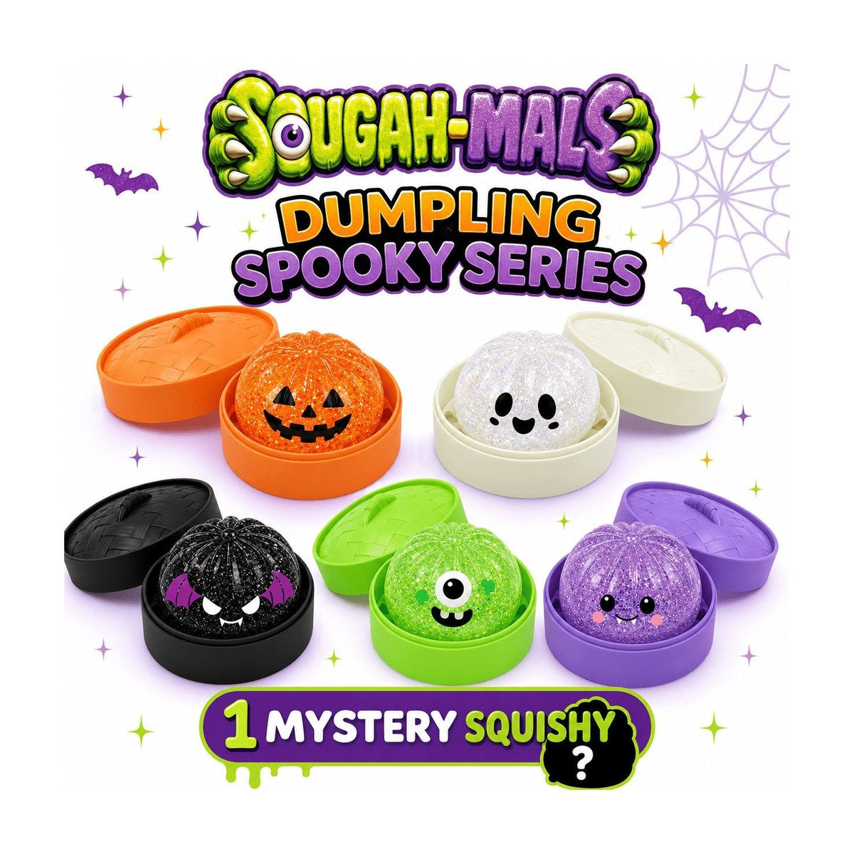 Sugah-Mals Dumpling Spooky Series Mystery Squishy Toy