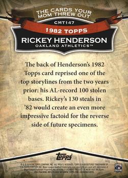 2010 Topps The Cards Your Mom Threw Out #CMT147 Rickey Henderson