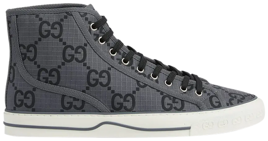 Gucci Tennis 1977 High 'GG Monogram - Grey Black' Size 9.5