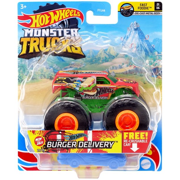 Hot Wheel 1:64 Monster Truck - Choose Yours