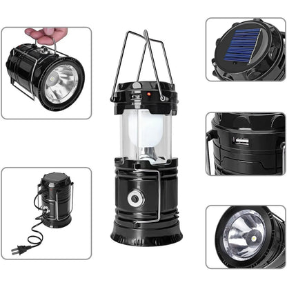 Lanterns, Rechargeable Led Camping Lantern, Solar Lantern Flashlights Charging for Phone